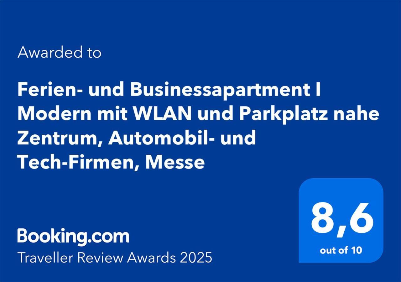 Ferien- Und Businessapartment I Modern Mit Wlan Und Parkplatz Nahe Zentrum, Automobil- Und Tech-Firmen, Messe رنينغن المظهر الخارجي الصورة